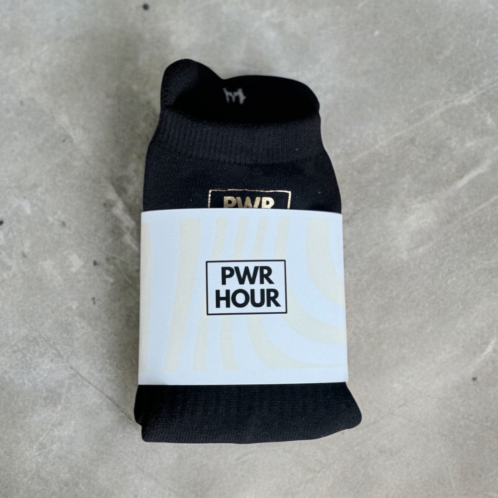 Black Ankle Grip Sock