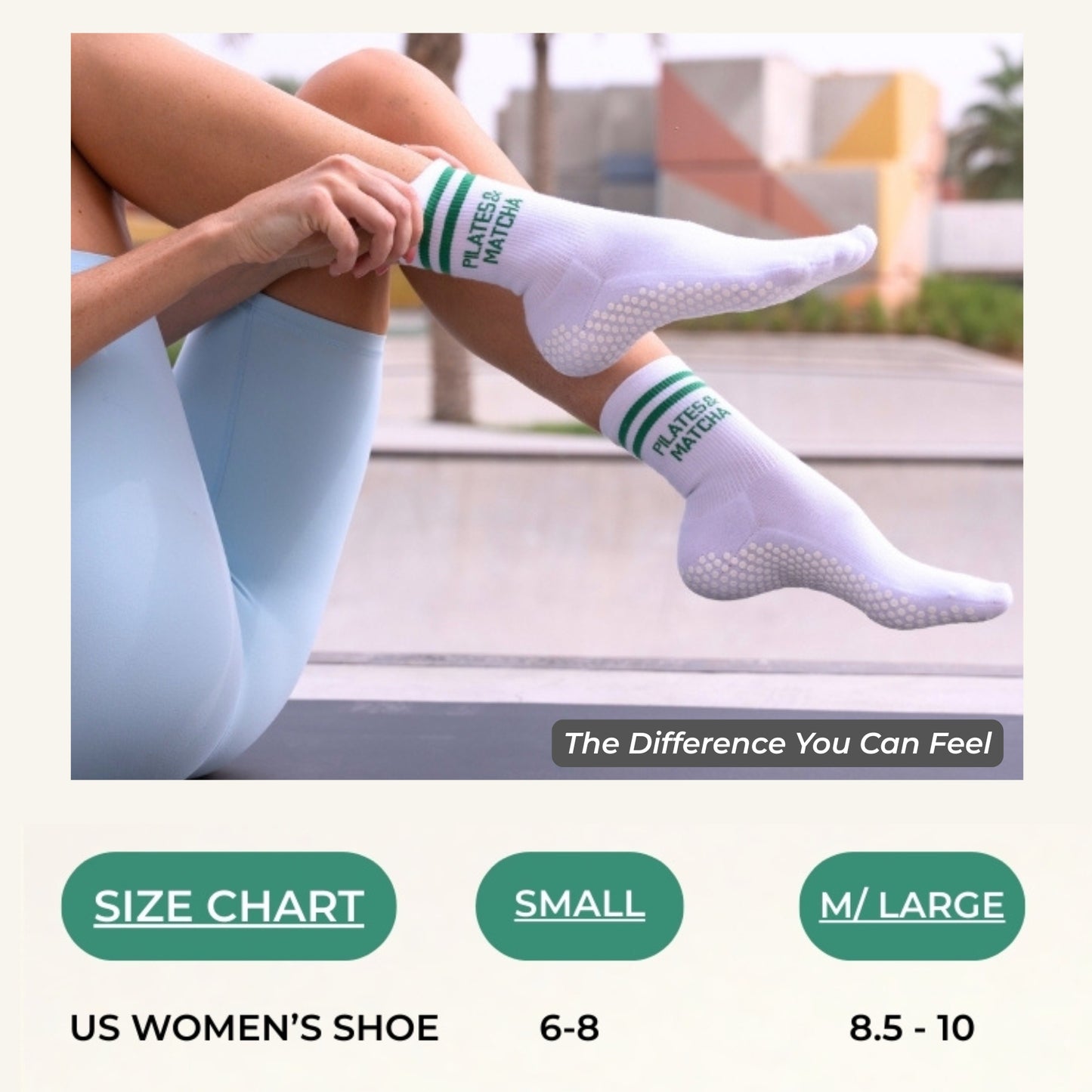 Pilates & Matcha Mid-Crew- BUY ONE GET ONE FREE!